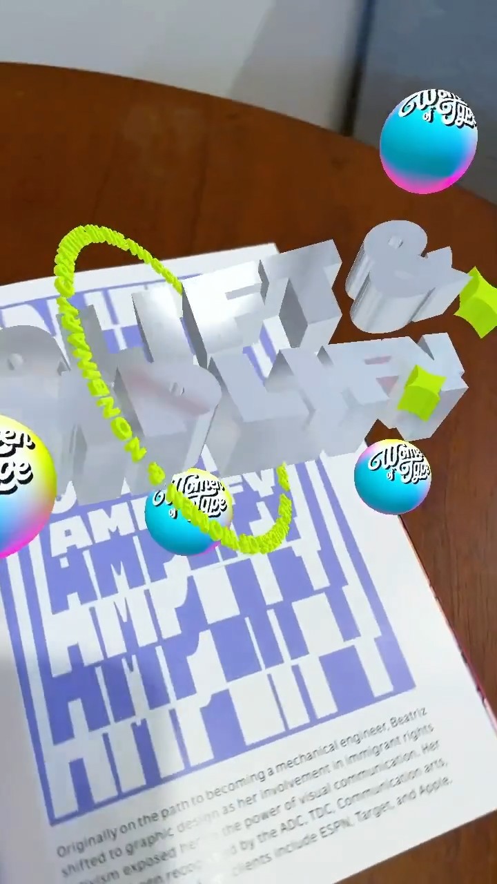 Imagen de Experimentos AR (Women of Type y CANAL)